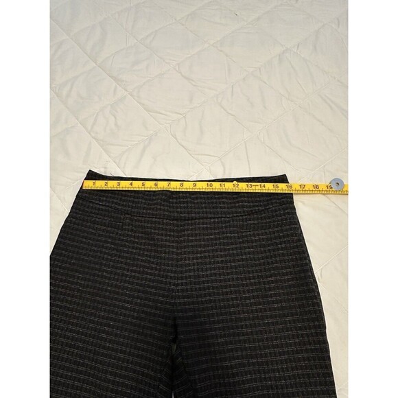 Dalia Gray Check Chino Stretch Pull On Slim Pants Size L - Picture 7 of 7